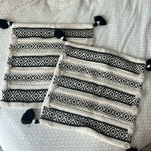 Set of 2 Boho pillow covers